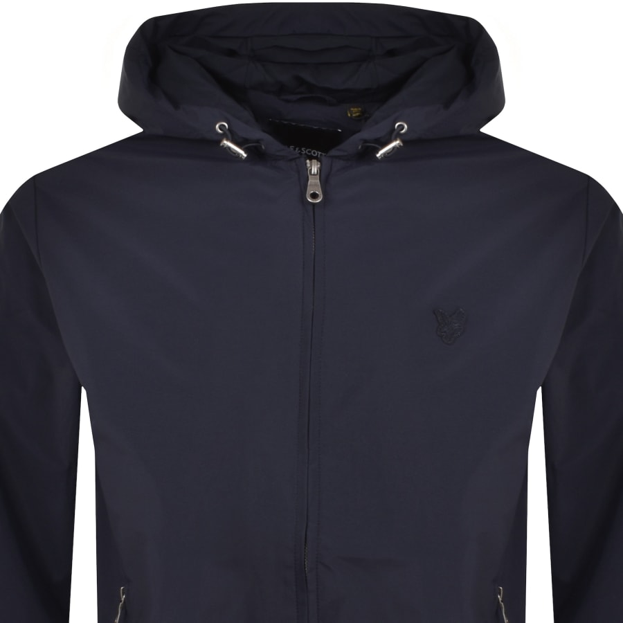 Lyle And Scott Hooded Bomber Jacket Navy Mainline Menswear Ireland
